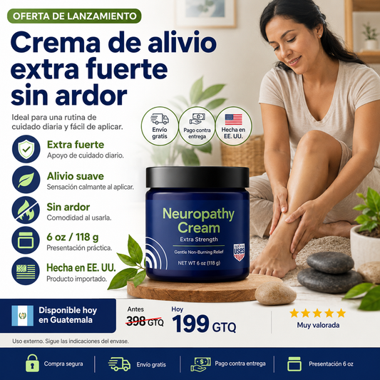 ¿Sufres de molestias en los pies? Descubre una crema extra fuerte con alivio suave y sin ardor
