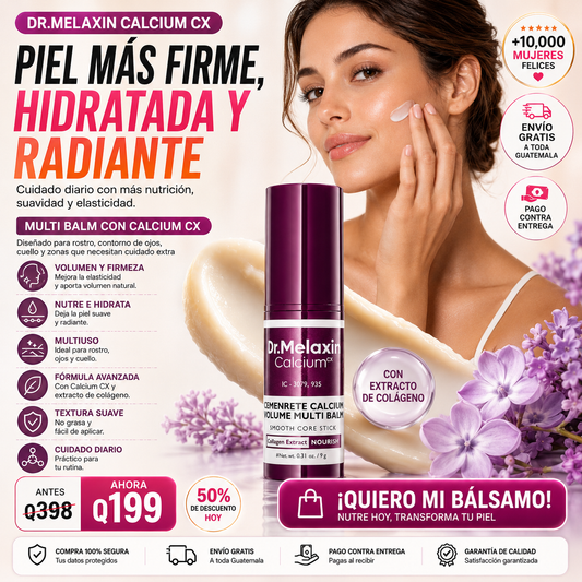 Dr. Melaxin Cemenrete Calcium Volume Multi Balm 9 g – Bálsamo Reafirmante e Hidratante